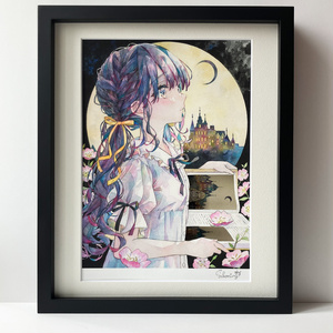 額装済み複製原画 A4サイズ - 茶狗宅 - BOOTH