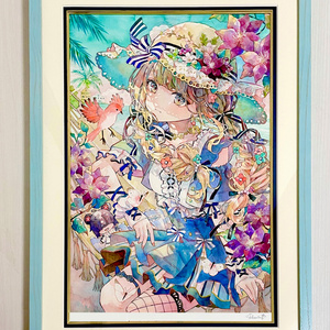 女の子 透明水彩＊色紙イラスト - 優子鈴＊初画集発売中のイラスト - pixiv