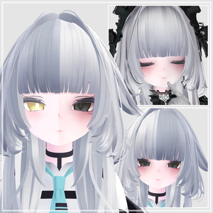 【VRChat】ルルネ 用　アイテクスチャ　メイク アップ　rurune make up & eye texture  るるね 缩略图 2