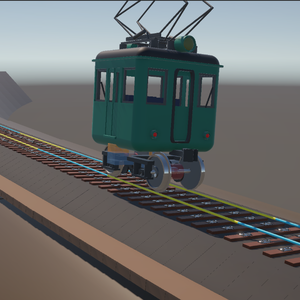 unity6用アセット 【鉄道物理エンジン 体験版】 v0.01
