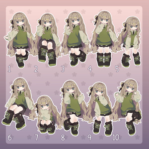 【無料有/＋Free sample】Pose Animation Set 20【50種】 缩略图 2