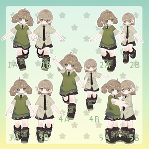 【無料有/＋Free sample】Pose Animation Set 37【50種】 缩略图 2