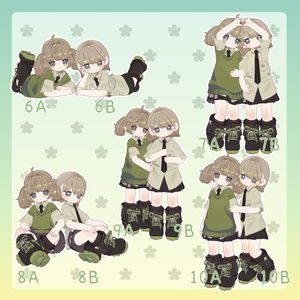 【無料有/＋Free sample】Pose Animation Set 37【50種】 缩略图 3