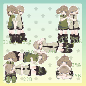 【無料有/＋Free sample】Pose Animation Set 37【50種】 缩略图 6
