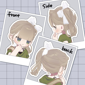 【3D髪型】夏陰ポニー ≪Natsukage pony≫【3アバター対応】 缩略图 2