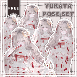 【無料/free】浴衣POSE SET