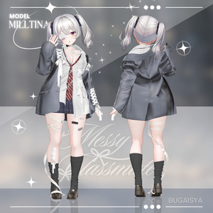 【VRC】ギミック搭載衣装 👔「MessyClassmate」 👔【5アバター対応】 缩略图 25