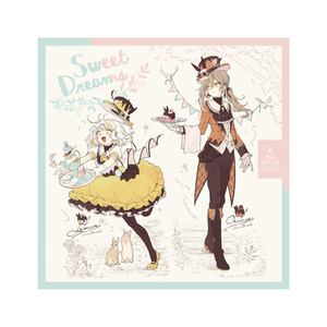 3点セット◈　チョコケーキ6姉妹　スクエアキャラファインボード　赤倉 赤倉🧸個展9/5-9/28 on X: 