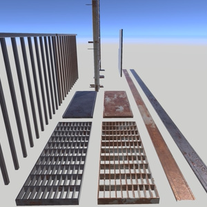 【無料】金属の雑貨詰め合わせ【VRChat想定】 缩略图 4