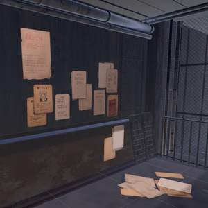 【無料】壁に貼ってある胡散臭い張り紙6枚セット【VRChat想定】