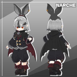 NARCHE - ナーシュ - 3Dモデル　(VRChat用アバター) 缩略图 2