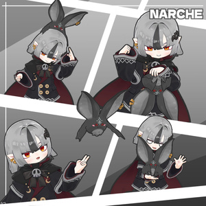 NARCHE - ナーシュ - 3Dモデル　(VRChat用アバター) 缩略图 7