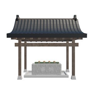 【無料DL可】神社(手水舎)【3Dモデル】 缩略图 2