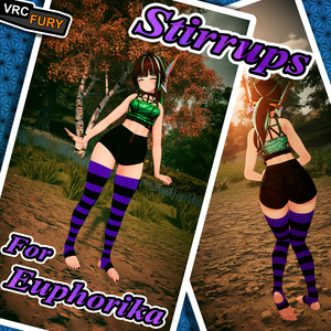 Stirrups For Euphorika - (VRCFury)  /  【Euphorika  / ユーフォリカ対応】スターラップ