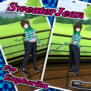 SweaterJean For Euphorika - (VRCFury) / 【Euphorika / ユーフォリカ対応】スウェータージーン