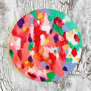 16×23㎝「思い出すのに丁度良い公園」油彩・原画・サムホールサイズ