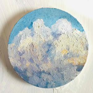 油彩 絵画 『Wild Flowers 2025』丸形 直径25cm 絵画 原画 油彩 絵画 『Wild Flowers 2025』丸形 直径25cm 絵画 原画 - メルカリ