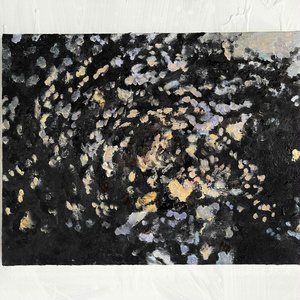 油彩画 原画・油彩 「朝の木漏れ日 20260818」 絵画・ F6 - かいがの