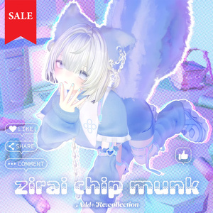 【✨SWセール中✨】🎮⛓ zirai chip munk /37アバター対応 ⛓🎮