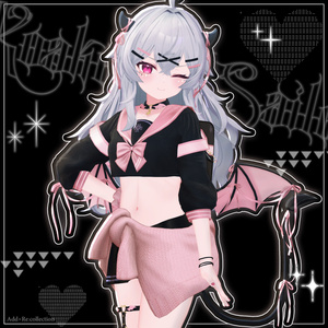 🩶🖤 小悪魔セーラー / 38アバター対応 🖤🩶 缩略图 20
