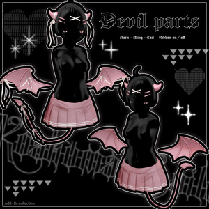 🩶🖤 小悪魔セーラー / 38アバター対応 🖤🩶 缩略图 14