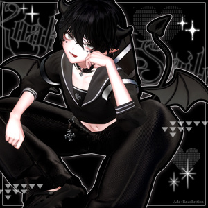 🩶🖤 小悪魔セーラー / 38アバター対応 🖤🩶 缩略图 3