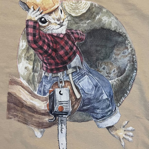 October Beast × 有田満弘「Lumber Jack」Tシャツ