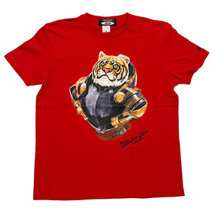 October Beast × 有田満弘「Tiger in Mech Armor」Tシャツ