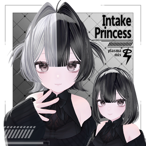【8アバター対応】インテーク姫カットウルフ&ボブ【VRC想定】