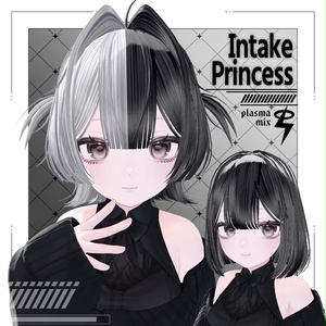【8アバター対応】インテーク姫カットウルフ&ボブ【VRC想定】