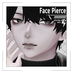 【VRC想定】Face Pierce【水瀬対応】
