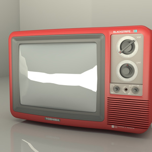 昭和レトロ】東芝20G602 ブラウン管テレビ【3Dデータ】 - teng-vr - BOOTH