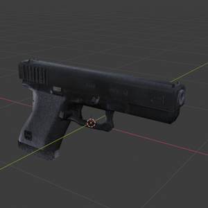 Glock Gun 3D Model