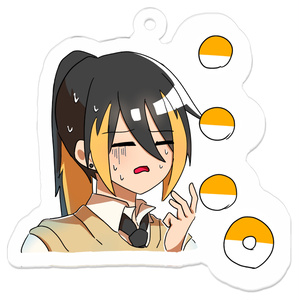 Sara Sensei Line Sticker Acrylic Keychain