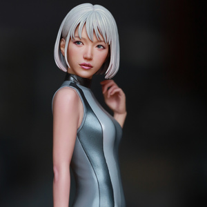オリジナルガレージキット 本を運ぶ女性 1/6スケールもしくは1/12