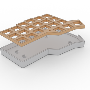 Corne V3 対応 自作分割キーボードケース STLデータ(3Dプリント用)