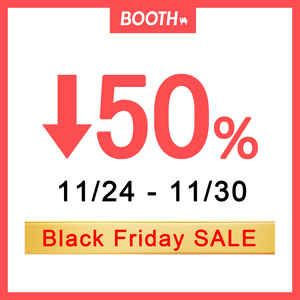 【ブラックフライデー50%】11/24-30Black Friday SALE 【VRChat想定】