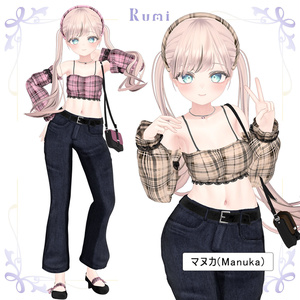 【PB】【 8アバター対応】 Hana Jeans 【VRChat想定】 缩略图 5