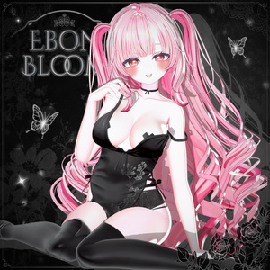 【PB】【15アバター対応】 Ebon Bloom  【VRChat想定】