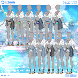 【18アバター対応】 Sunlit Tide 【VRChat想定】 缩略图 21