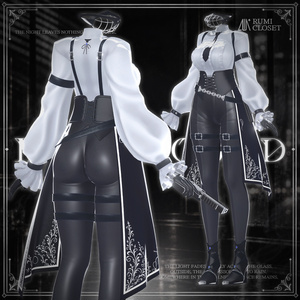 【15アバター対応】 Noir Hound 【VRChat想定】 缩略图 4