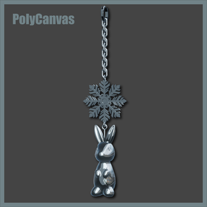 【MA対応】WinterRabbitEarring
