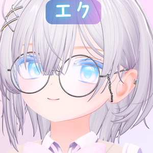 【4アバター対応】丸メガネピアス付き 缩略图 4