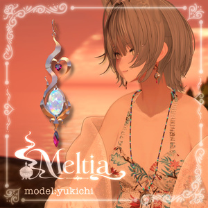 【VRChat想定】Meltia Ethnic Pierce