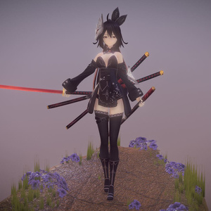 Itsune Elaine - Humanoid Rigged - FBX + UnityPackage