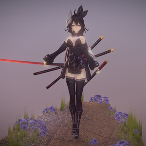 Itsune Elaine - Humanoid Rigged - FBX + UnityPackage