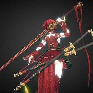 Original 3D Model [Ichiyo Akina] + Unity Package V.1.0.0 + VRM File Data 缩略图 6
