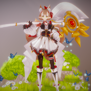 Original Character - Hoshi [Nine Tails Fox] - Humanoid Rig + UnityPackage + VRM File