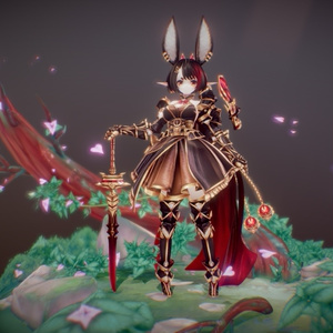 Original 3D Character - Noire [Unity Package + VRM] 缩略图 2
