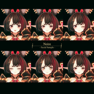 Original 3D Character - Noire [Unity Package + VRM] 缩略图 6